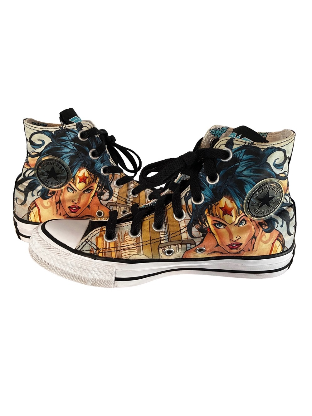 DC Comics x Converse Wonder Woman High Tops Size 6